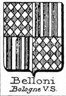 Belloni Coat of Arms / Family Crest 3