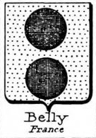 Belly Coat of Arms / Family Crest 1