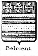 Belrient Coat of Arms / Family Crest 0