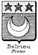 Belrieu Coat of Arms / Family Crest 0