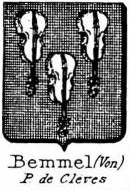 Bemmel Coat of Arms / Family Crest 1