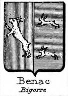 Benac Coat of Arms / Family Crest 0
