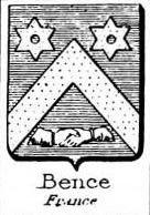 Bence Coat of Arms / Family Crest 1