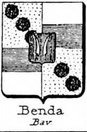 Benda Coat of Arms / Family Crest 0