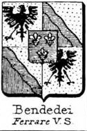 Bendedei Coat of Arms / Family Crest 0
