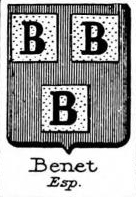 Benet Coat of Arms / Family Crest 3