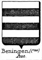 Beningen Coat of Arms / Family Crest 0