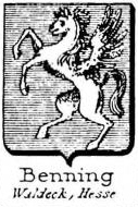 Benning Coat of Arms / Family Crest 2