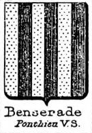 Benserade Coat of Arms / Family Crest 1