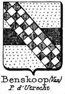Benskoop Coat of Arms / Family Crest 0
