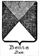 Bente Coat of Arms / Family Crest 1