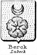 Berck Coat of Arms / Family Crest 1