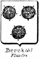 Berck Coat of Arms / Family Crest 2