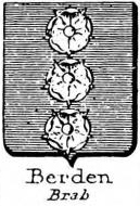 Berden Coat of Arms / Family Crest 1
