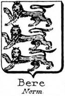 Bere Coat of Arms / Family Crest 7
