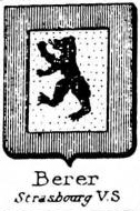 Berer Coat of Arms / Family Crest 0
