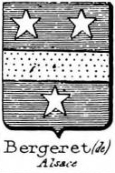Bergeret Coat of Arms / Family Crest 2