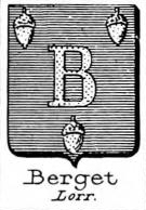 Berget Coat of Arms / Family Crest 0
