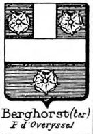 Berghorst Coat of Arms / Family Crest 0