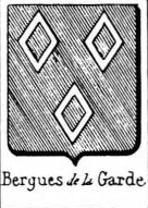 Bergues Coat of Arms / Family Crest 1