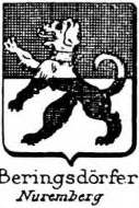 Beringsdorfer Coat of Arms / Family Crest 1