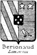 Berionaud Coat of Arms / Family Crest 0
