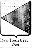 Berkentin Coat of Arms / Family Crest 1