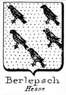 Berlepsch Coat of Arms / Family Crest 2