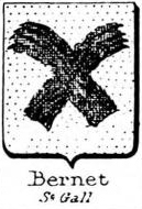 Bernet Coat of Arms / Family Crest 1
