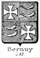 Bernuy Coat of Arms / Family Crest 0
