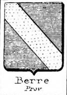 Berre Coat of Arms / Family Crest 1