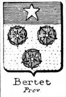 Bertet Coat of Arms / Family Crest 1