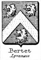 Bertet Coat of Arms / Family Crest 0
