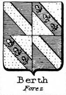 Berth Coat of Arms / Family Crest 1