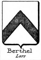 Berthel Coat of Arms / Family Crest 0