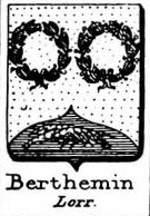Berthemin Coat of Arms / Family Crest 0