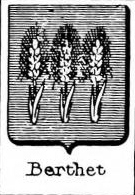 Berthet Coat of Arms / Family Crest 0