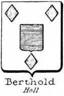 Berthold Coat of Arms / Family Crest 2