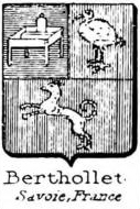 Berthollet Coat of Arms / Family Crest 0