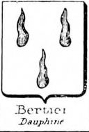 Bertier Coat of Arms / Family Crest 1