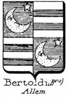 Bertoldi Coat of Arms / Family Crest 2