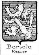 Bertolo Coat of Arms / Family Crest 1