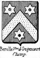 Berulle Coat of Arms / Family Crest 1