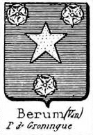 Berum Coat of Arms / Family Crest 1