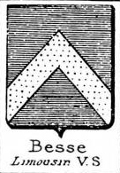Besse Coat of Arms / Family Crest 1
