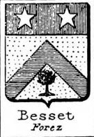 Besset Coat of Arms / Family Crest 1
