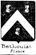 Bethoulat Coat of Arms / Family Crest 1