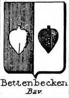 Bettenbecken Coat of Arms / Family Crest 0