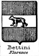 Bettini Coat of Arms / Family Crest 3