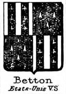 Betton Coat of Arms / Family Crest 3